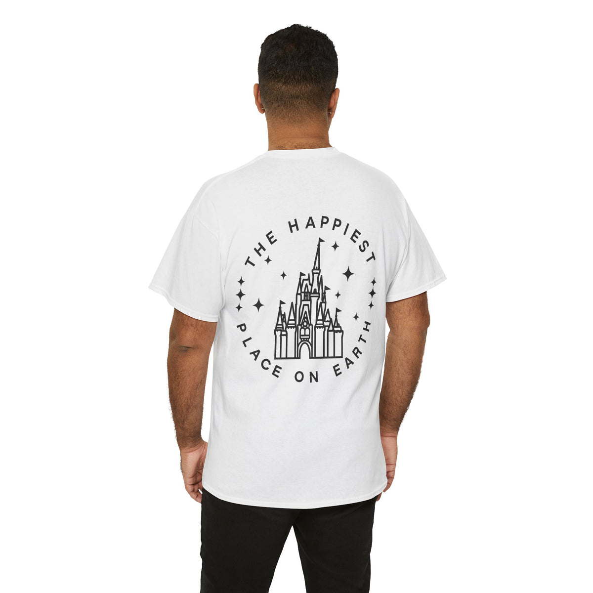 The Happiest Place on Earth Castle Graphic Cotton T-Shirt