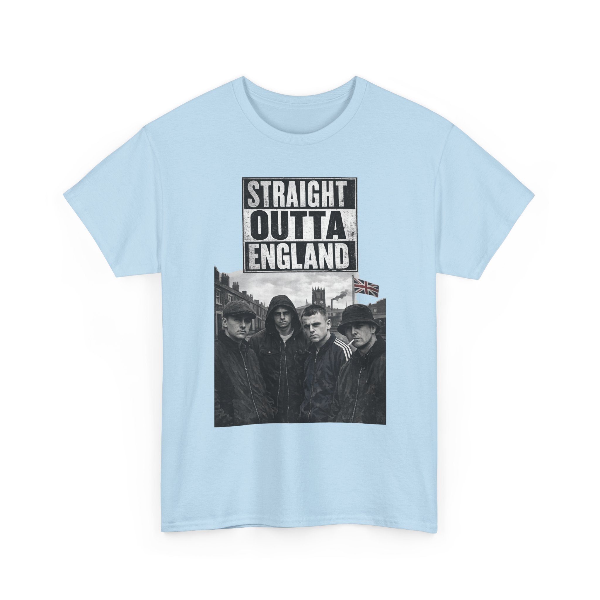 Straight Outta England T-Shirt — Retro Band Photo Tee
