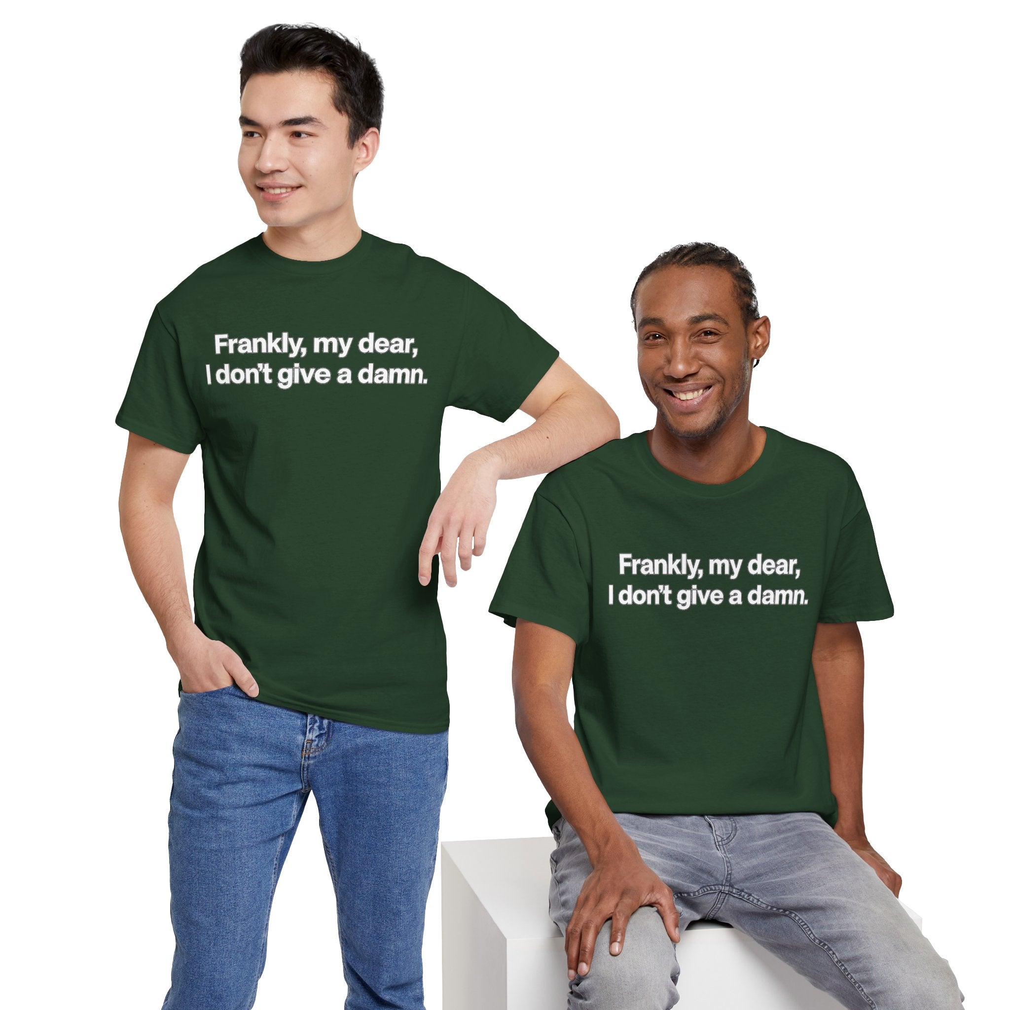 Frankly, My Dear Tee — Classic Quote Graphic T‑Shirt