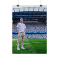 Pep Guardiola Stadium Portrait Poster - Rolled Sports Photo Print