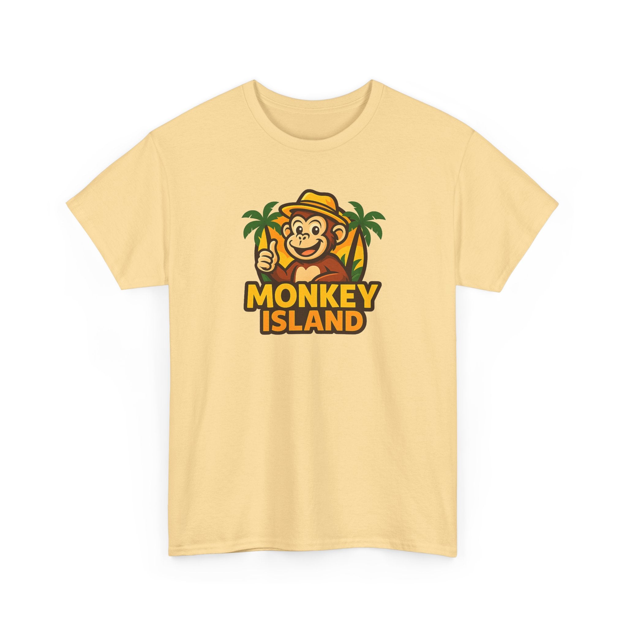 Monkey Island T-Shirt — Cute Tropical Monkey Logo Tee