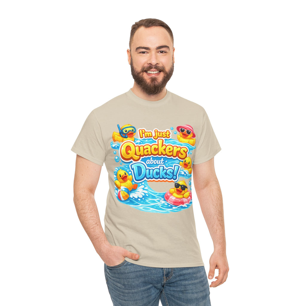 I'm Just Quackers About Ducks! Cute Rubber Duck Pool Tee