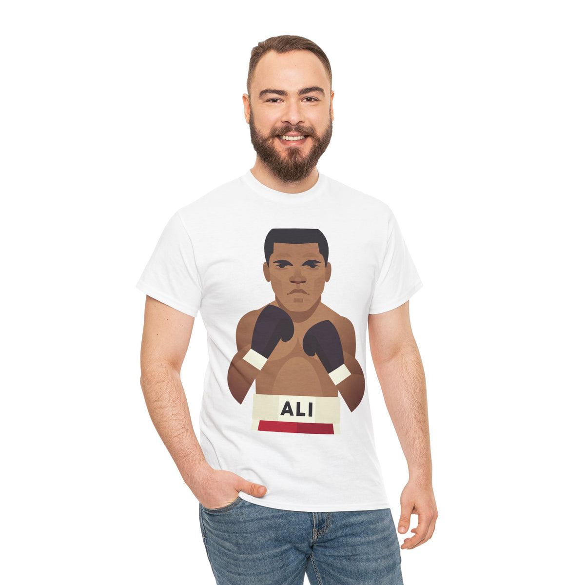 Muhammad Ali Boxing Champion Cotton T-Shirt