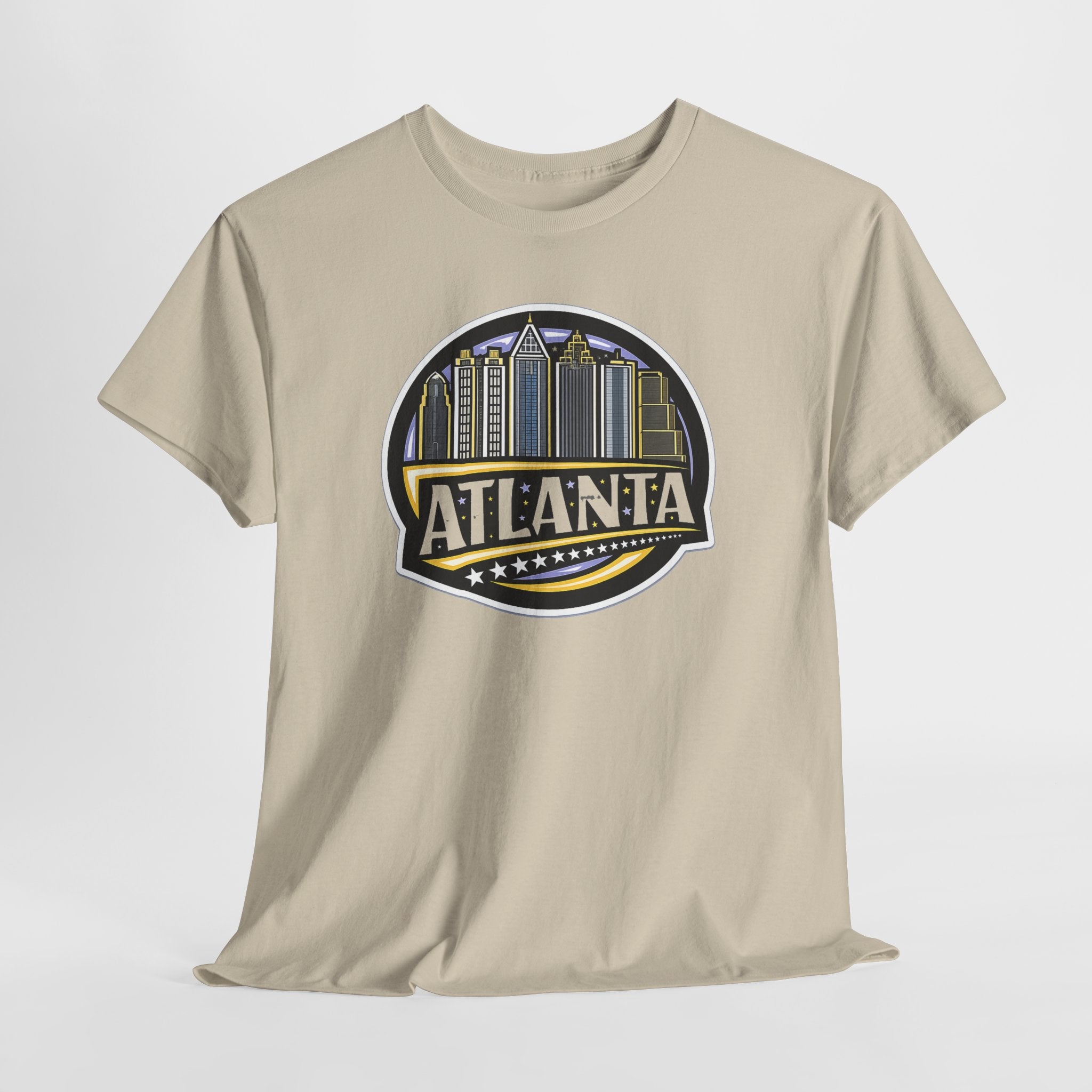 Atlanta Skyline Tee — Vintage City Badge Graphic T-Shirt