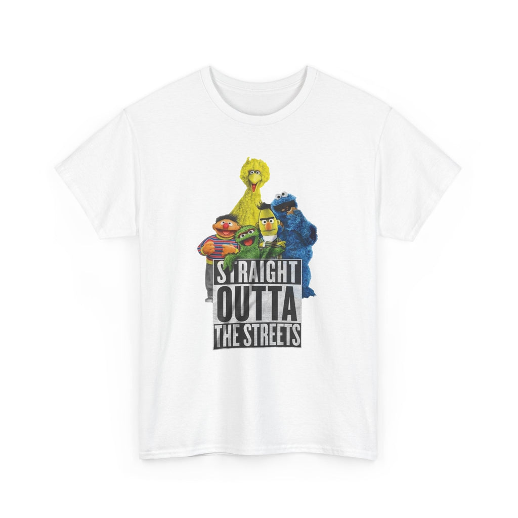 T-Shirt — "Straight Outta the Streets" Sesame Friends Graphic Tee