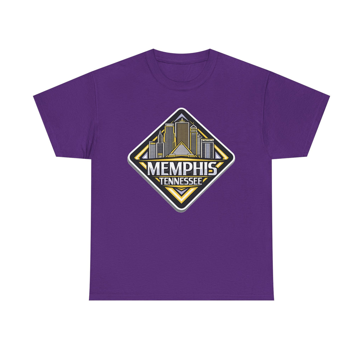 Memphis Tennessee Skyline T‑Shirt — Retro City Badge Tee