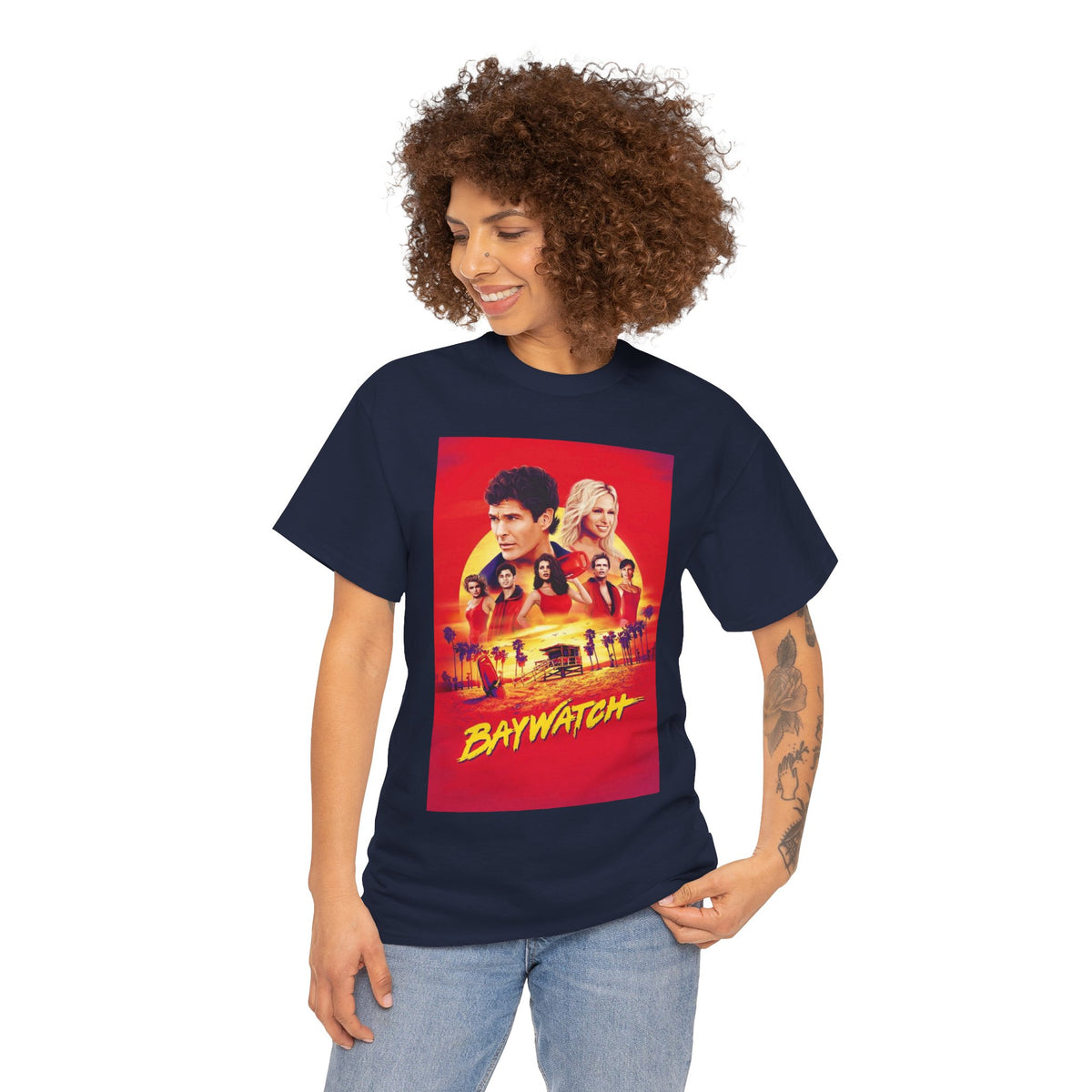 Baywatch Movie Poster Cotton T-Shirt