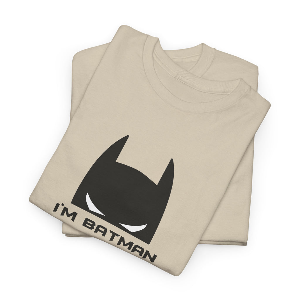 I'm Batman Graphic Tee — Funny Superhero Mask T-Shirt