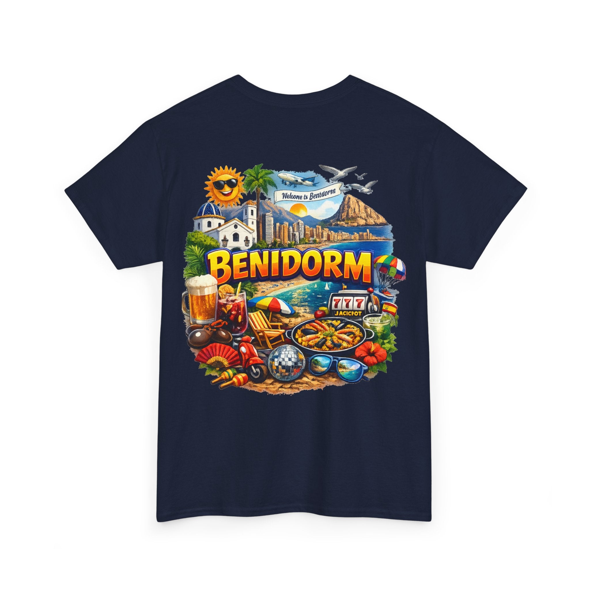 Benidorm Souvenir T‑Shirt — Spain Beach Holiday Graphic Tee
