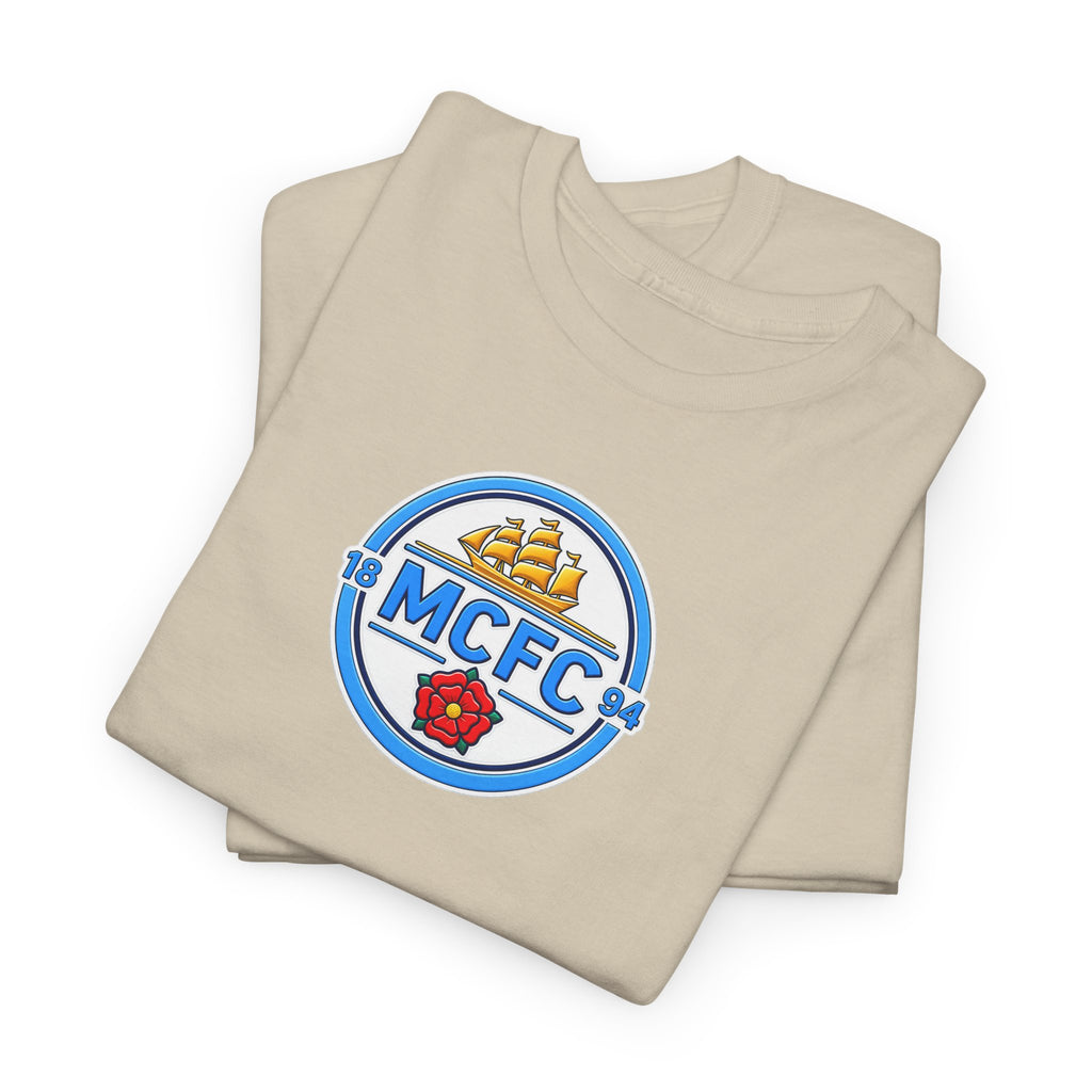 MCFC Retro Crest T‑Shirt — Vintage Soccer Fan Tee