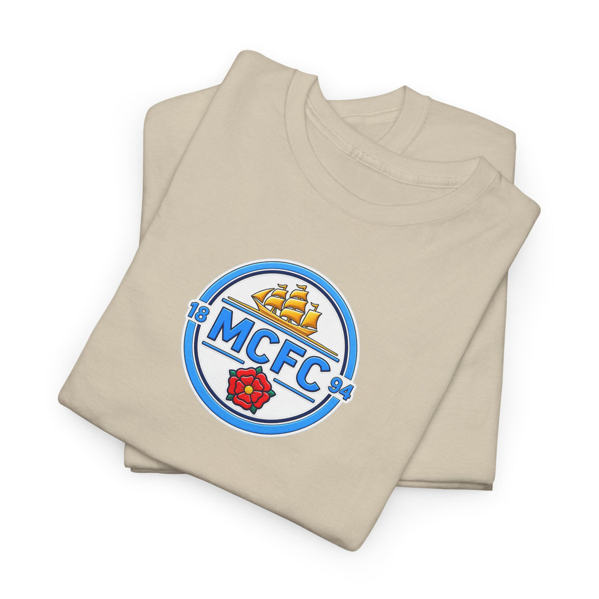 MCFC Retro Crest T‑Shirt — Vintage Soccer Fan Tee