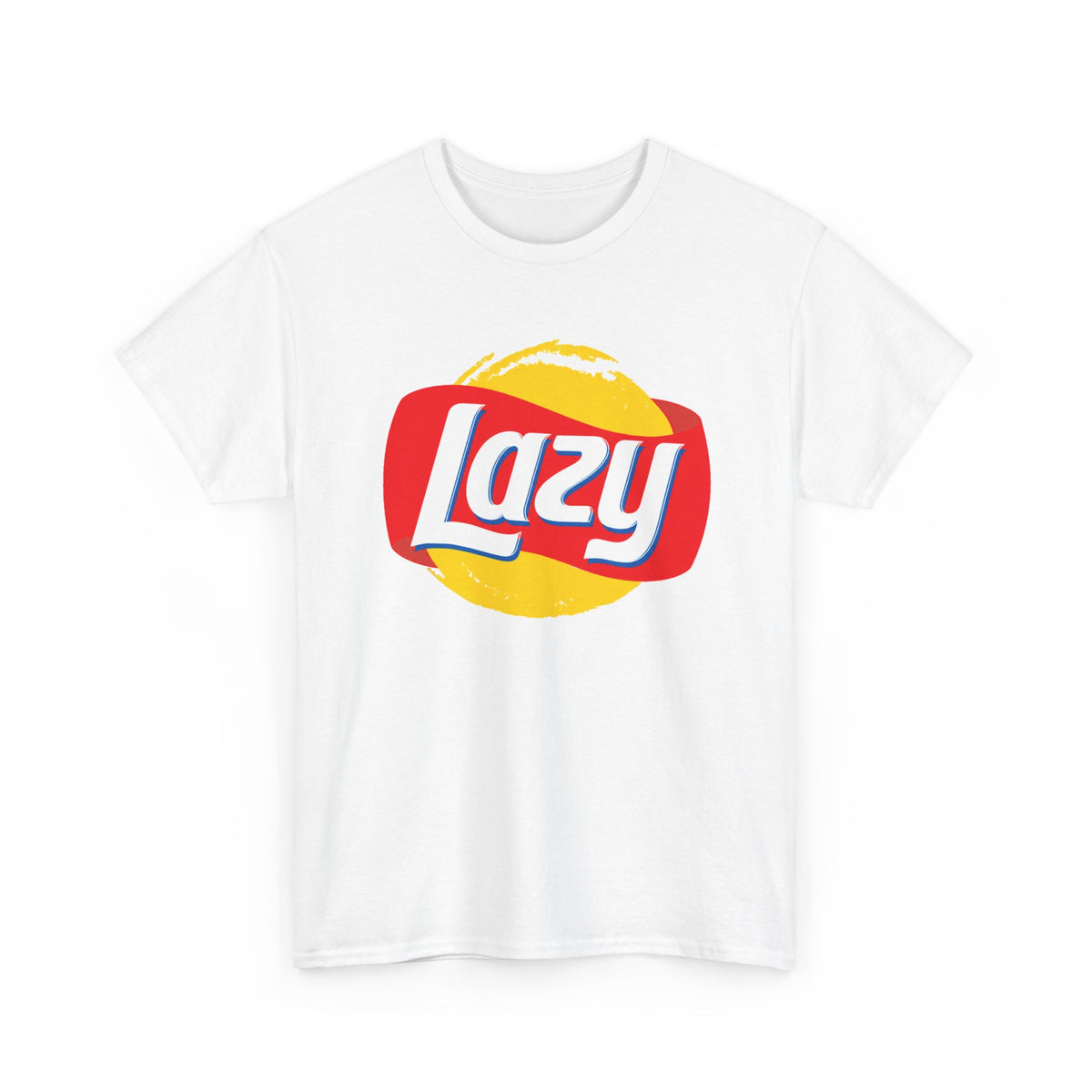 Lazy Logo T‑Shirt — Retro Snack-Inspired Graphic Tee