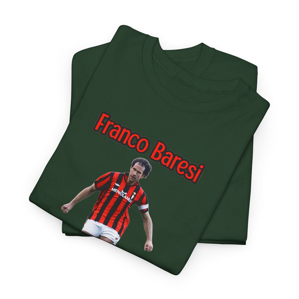 Franco Baresi Legend Tee — AC Milan Retro Soccer Graphic T-Shirt
