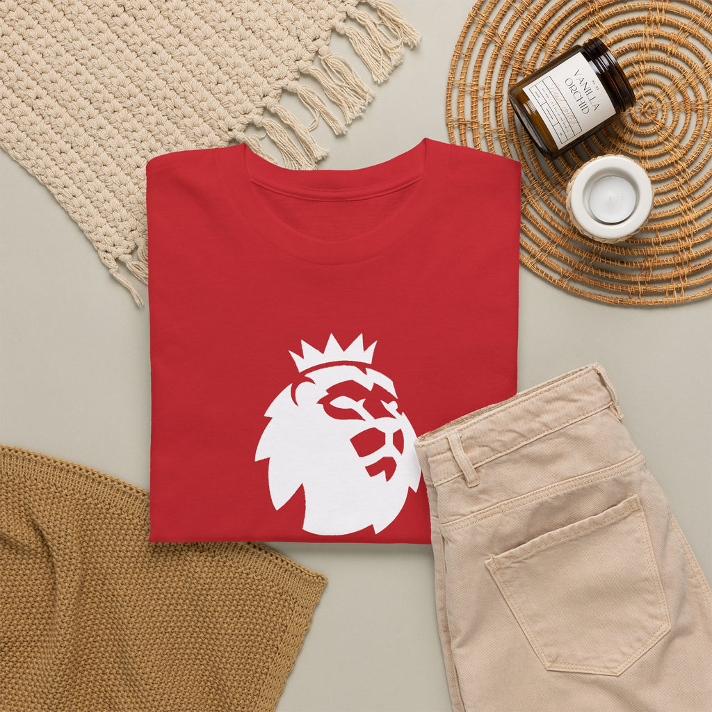 Premier League Corrupt Lion Cotton Tee — Satirical Graphic T-Shirt