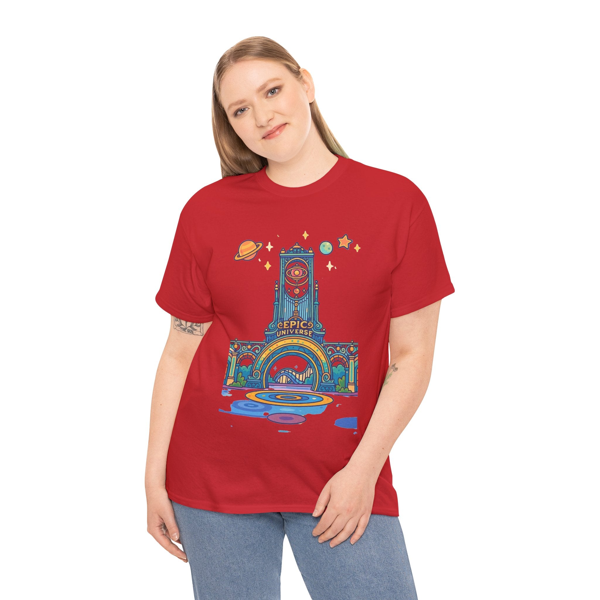 Universal Studios Family Vacation T-Shirt — Retro Space Theater Graphic Tee