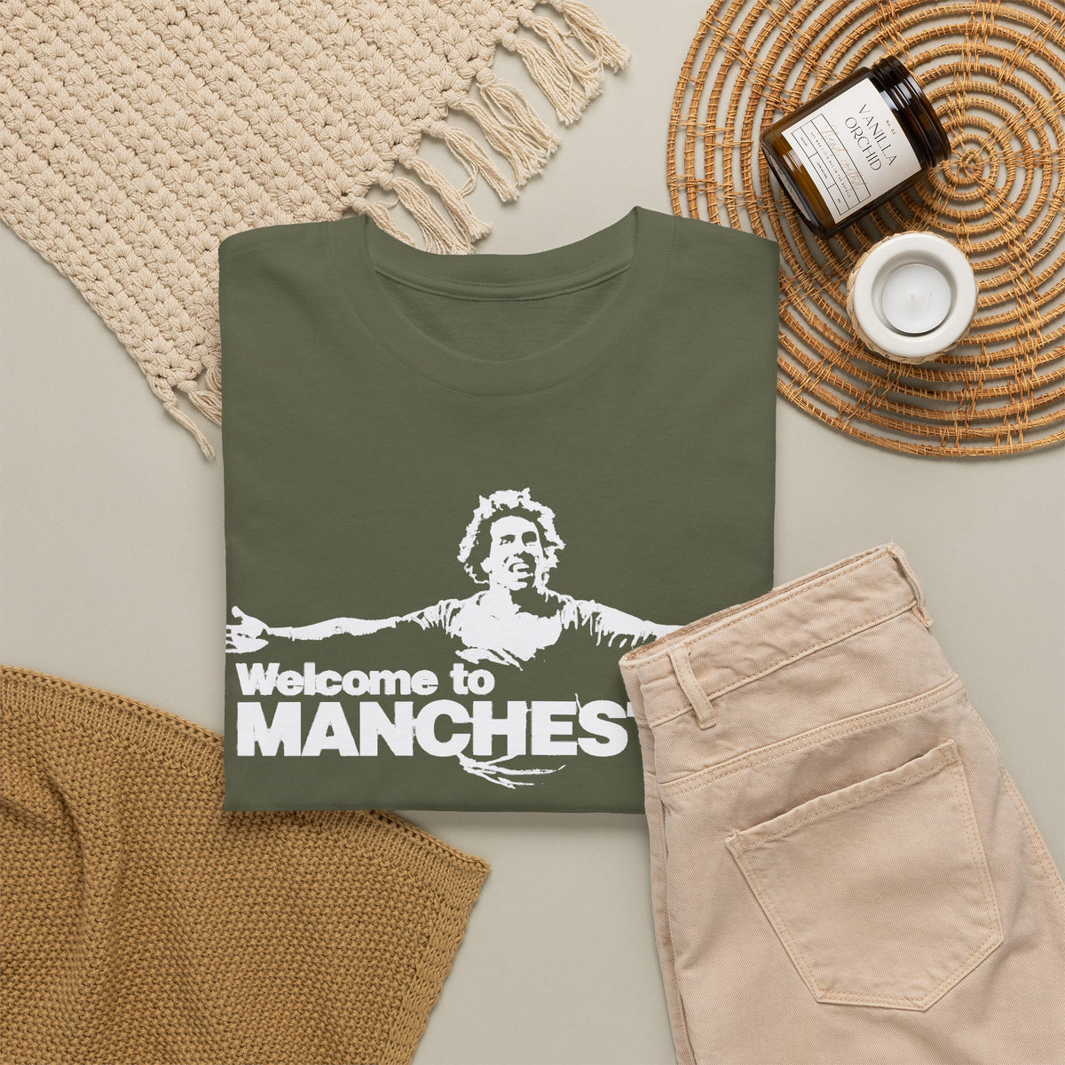 Welcome to Manchester Tee — Retro Carlos Tevez Manchester City Graphic Cotton T-Shirt