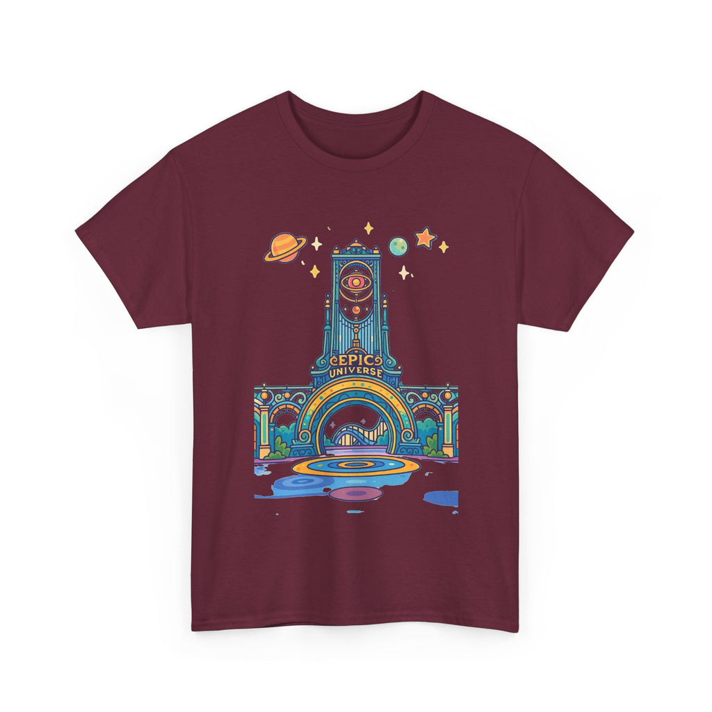 Universal Studios Family Vacation T-Shirt — Retro Space Theater Graphic Tee