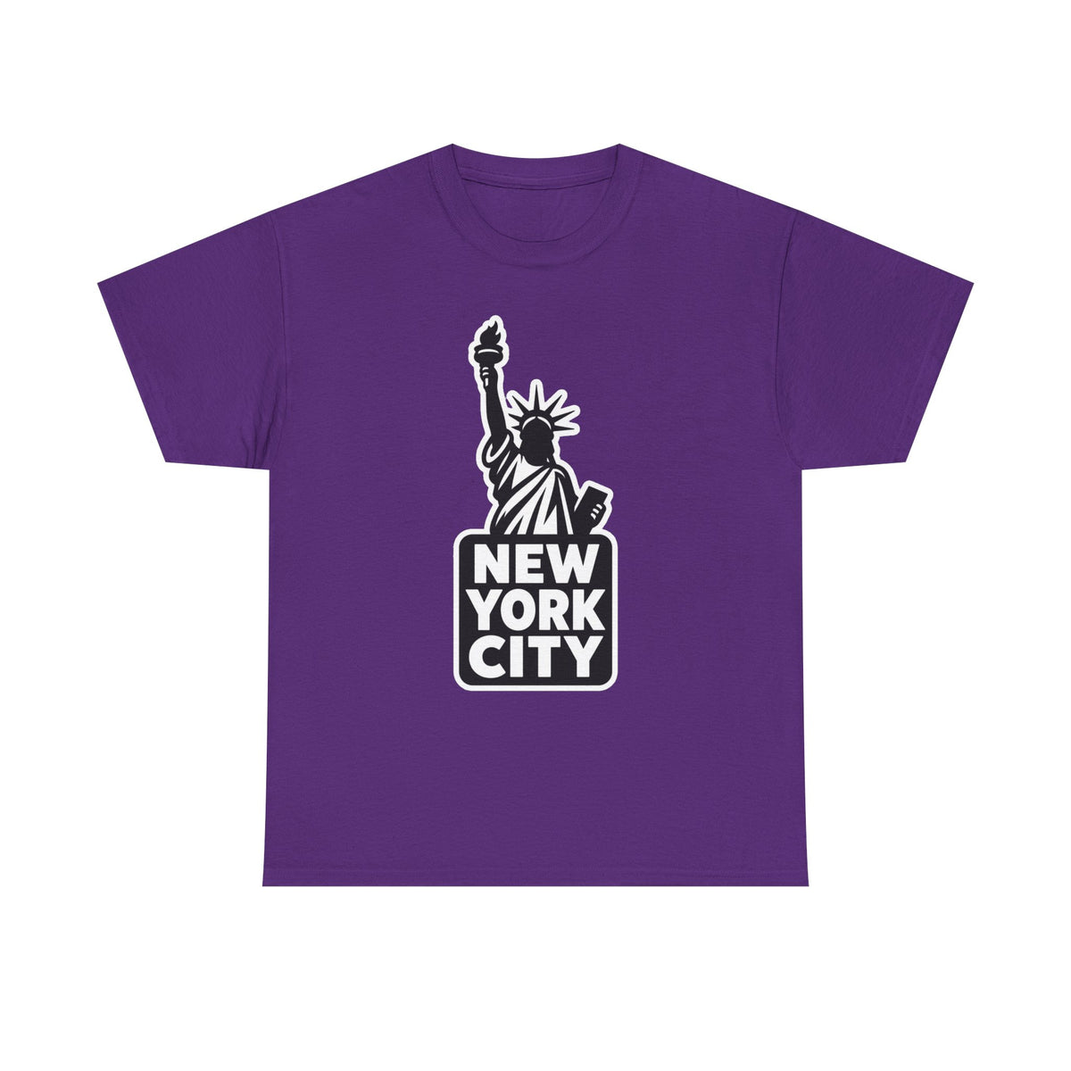 New York City Statue of Liberty Graphic Cotton T-Shirt / Tee