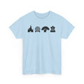 WDW theme parks Silhouettes Unisex Heavy Cotton Tee