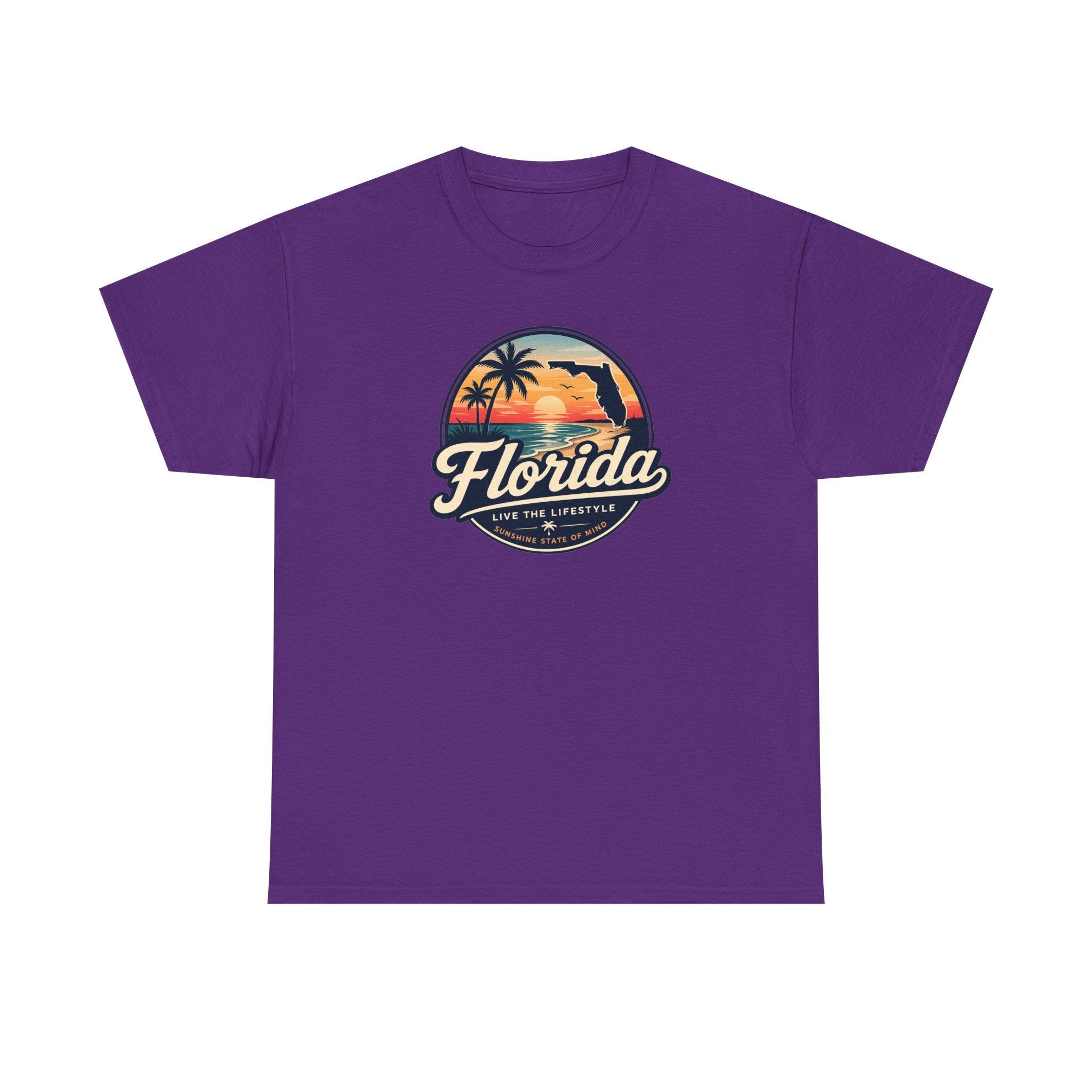 Florida Sunset Tee — Vintage Palm Beach Graphic T-Shirt