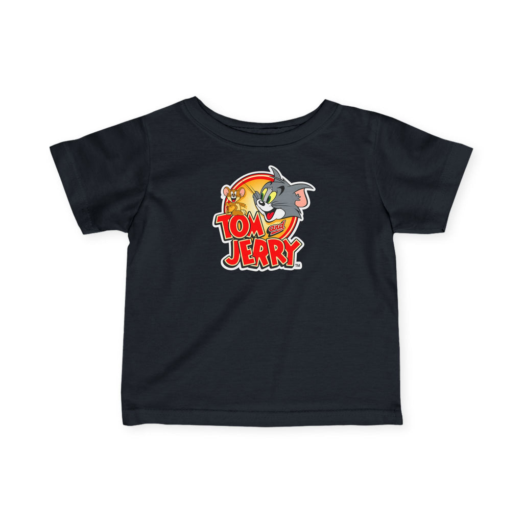 Tom and Jerry Infant Tee – Vintage Cartoon Baby Shirt