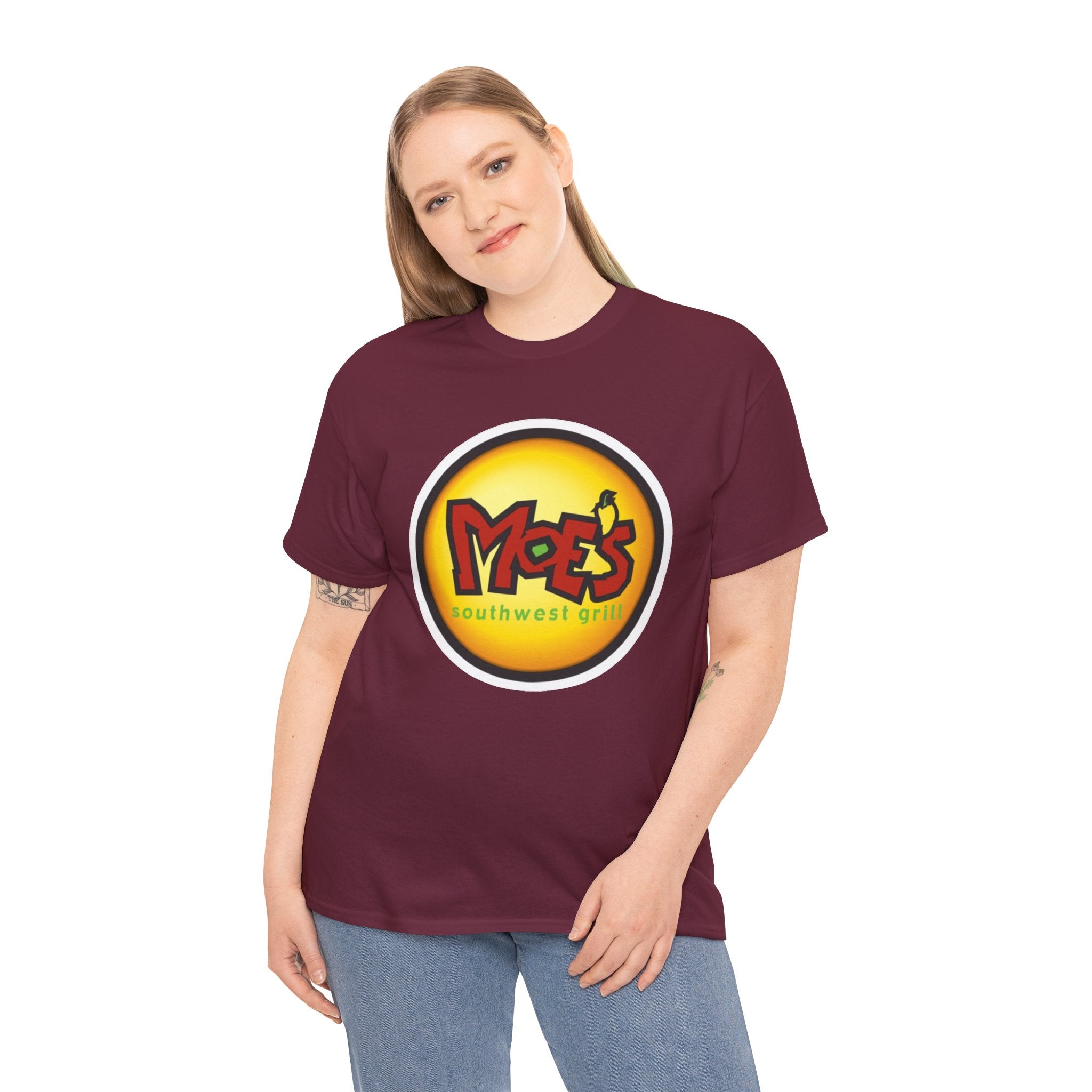 Moe's Universal Inspired T-Shirt — "Moe's Southwest Grill" Logo Tee