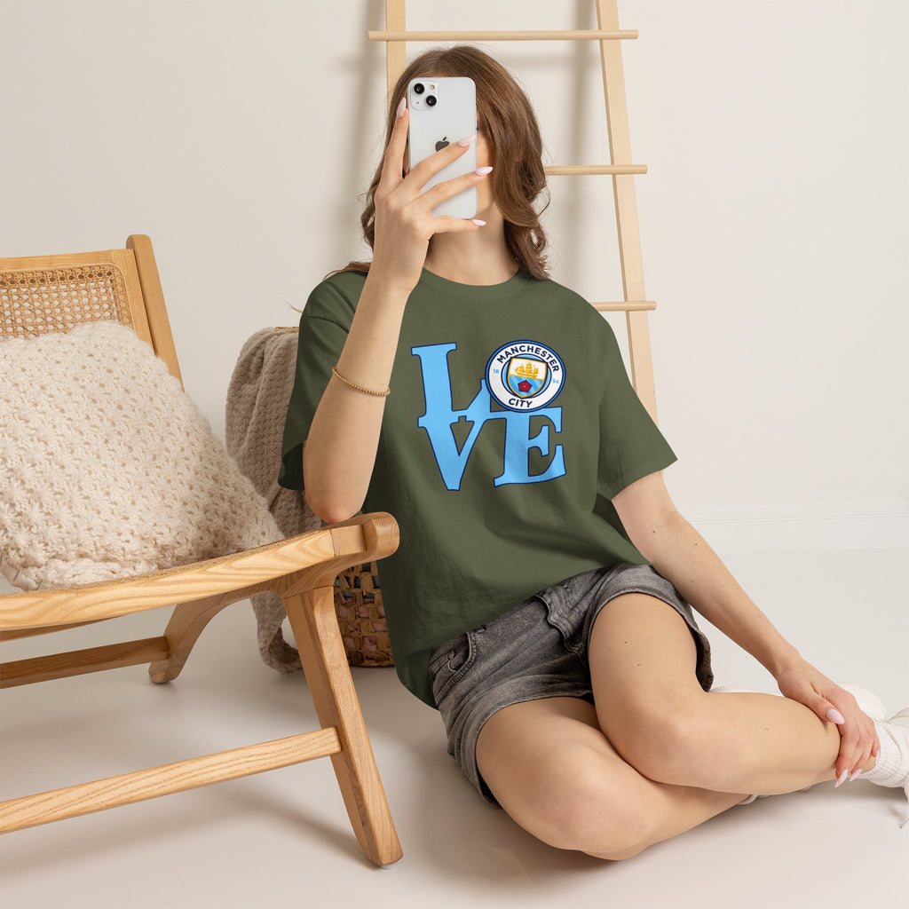 Manchester City LOVE Cotton T-Shirt