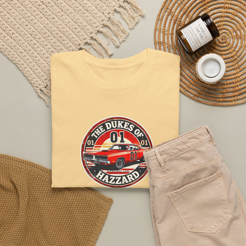 Dukes of Hazzard '01' Car Logo Cotton T-Shirt