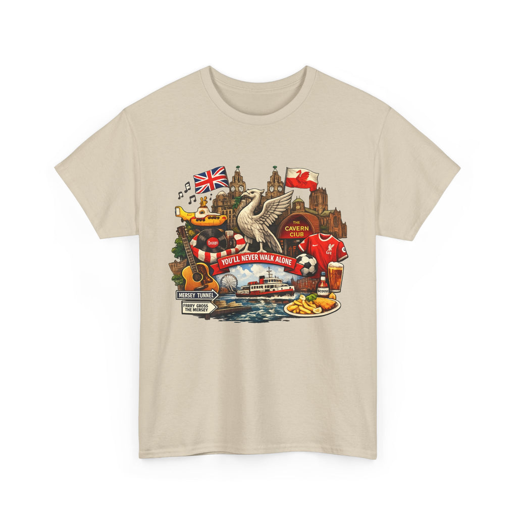 Liverpool Landmarks & You'll Never Walk Alone T-Shirt