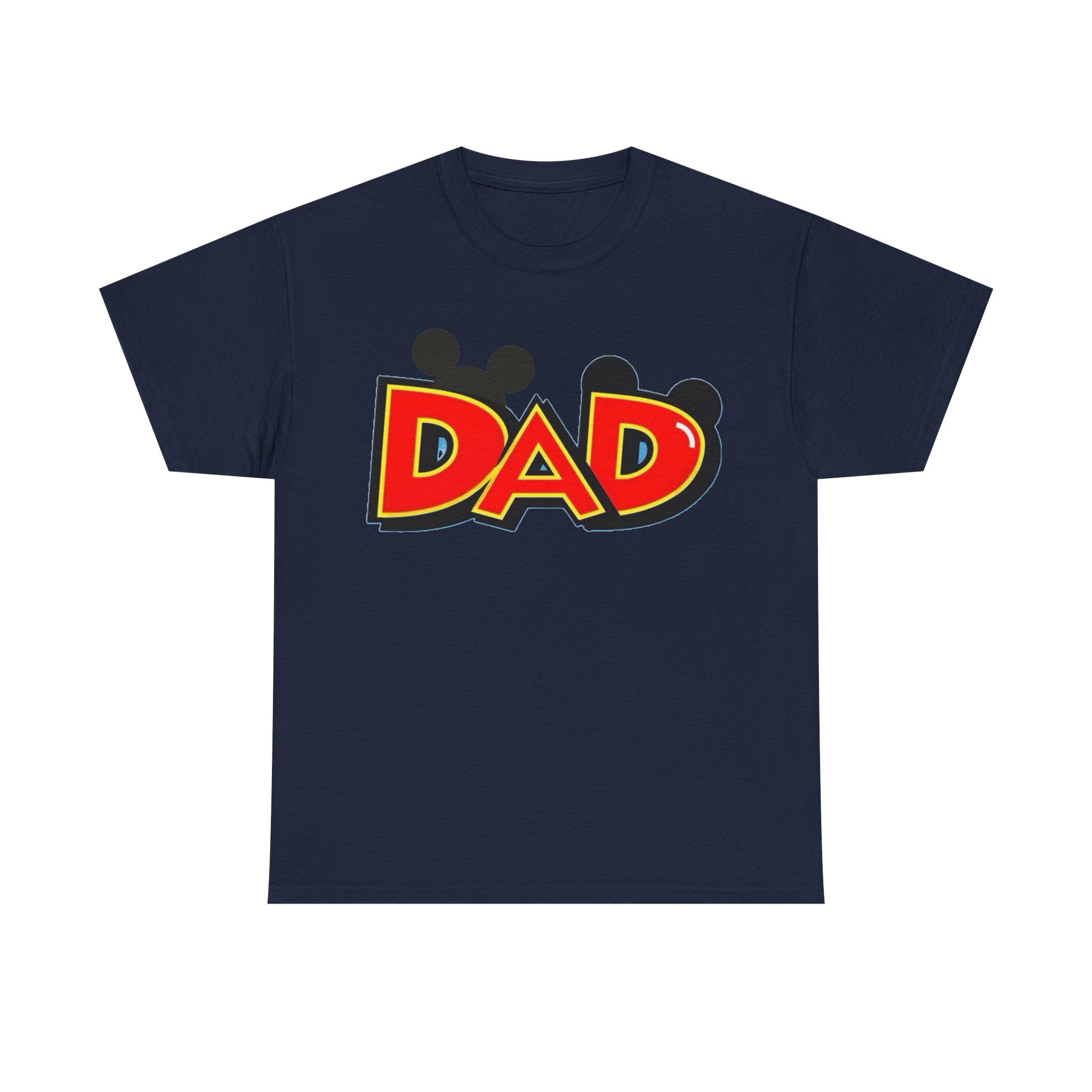 Disney Dad Mickey Ears T-Shirt – Retro Cartoon Dad Tee, Perfect Father’s Day Gift