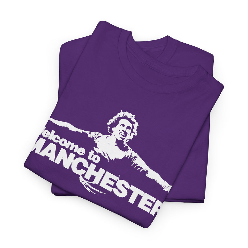 Welcome to Manchester Tee — Retro Carlos Tevez Manchester City Graphic Cotton T-Shirt