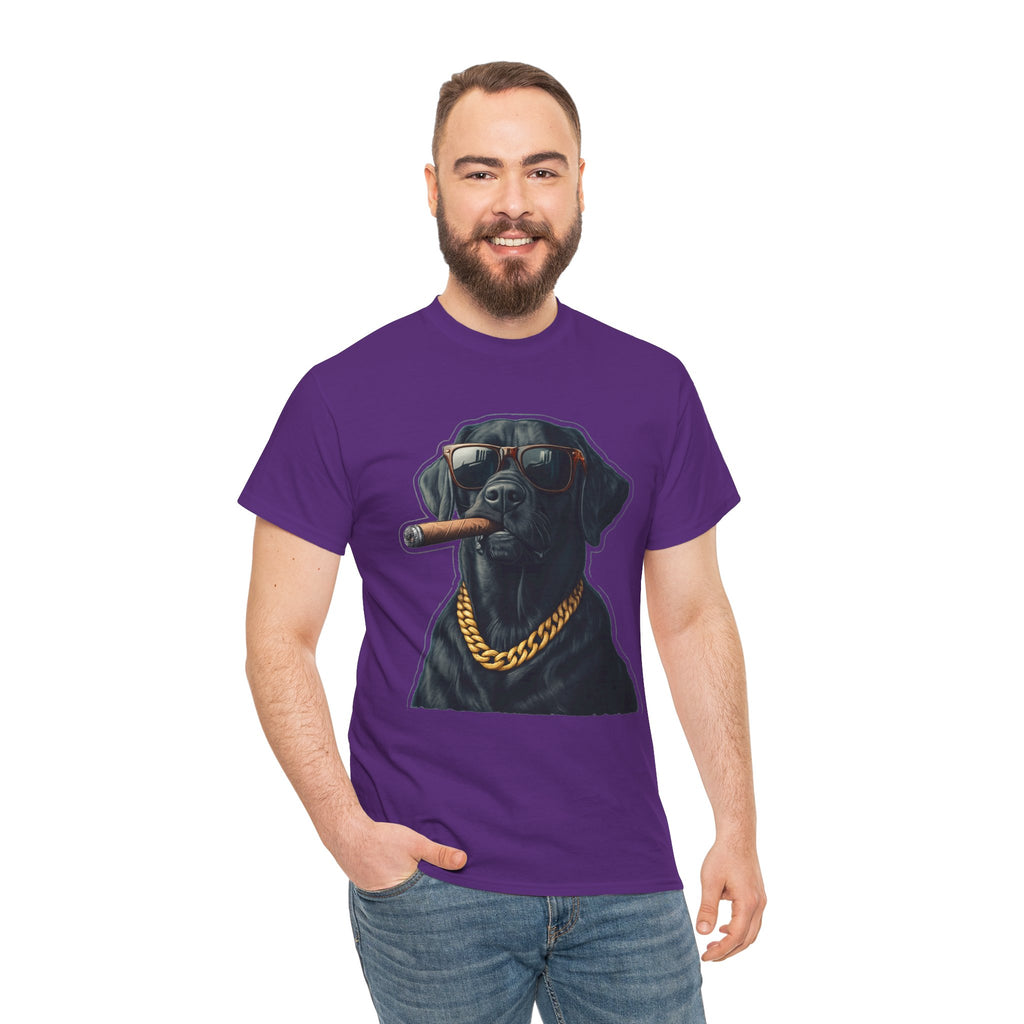 Cool Rottweiler Smoking Cigar Graphic Tee — Dog Lover Streetwear