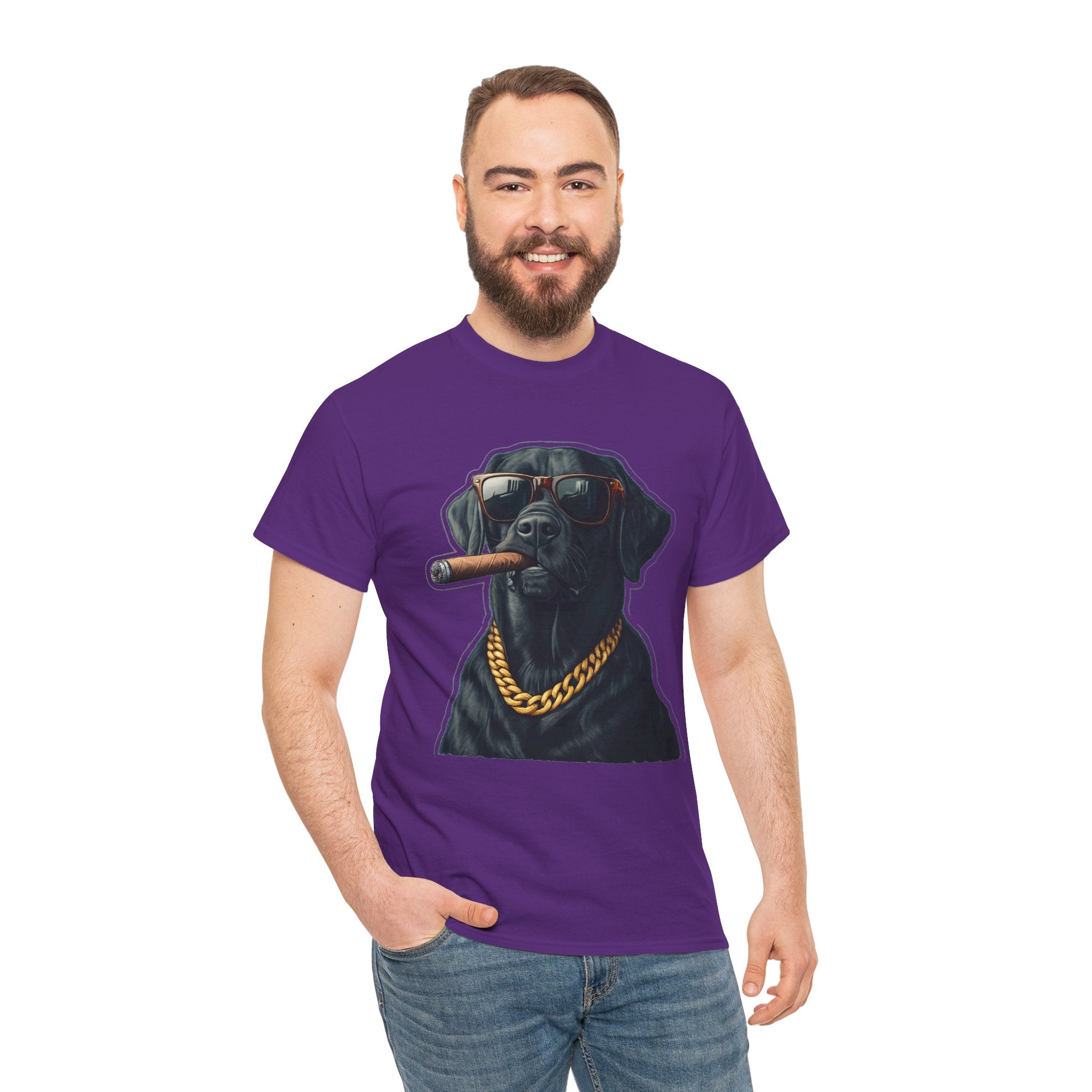 Cool Rottweiler Smoking Cigar Graphic Tee — Dog Lover Streetwear