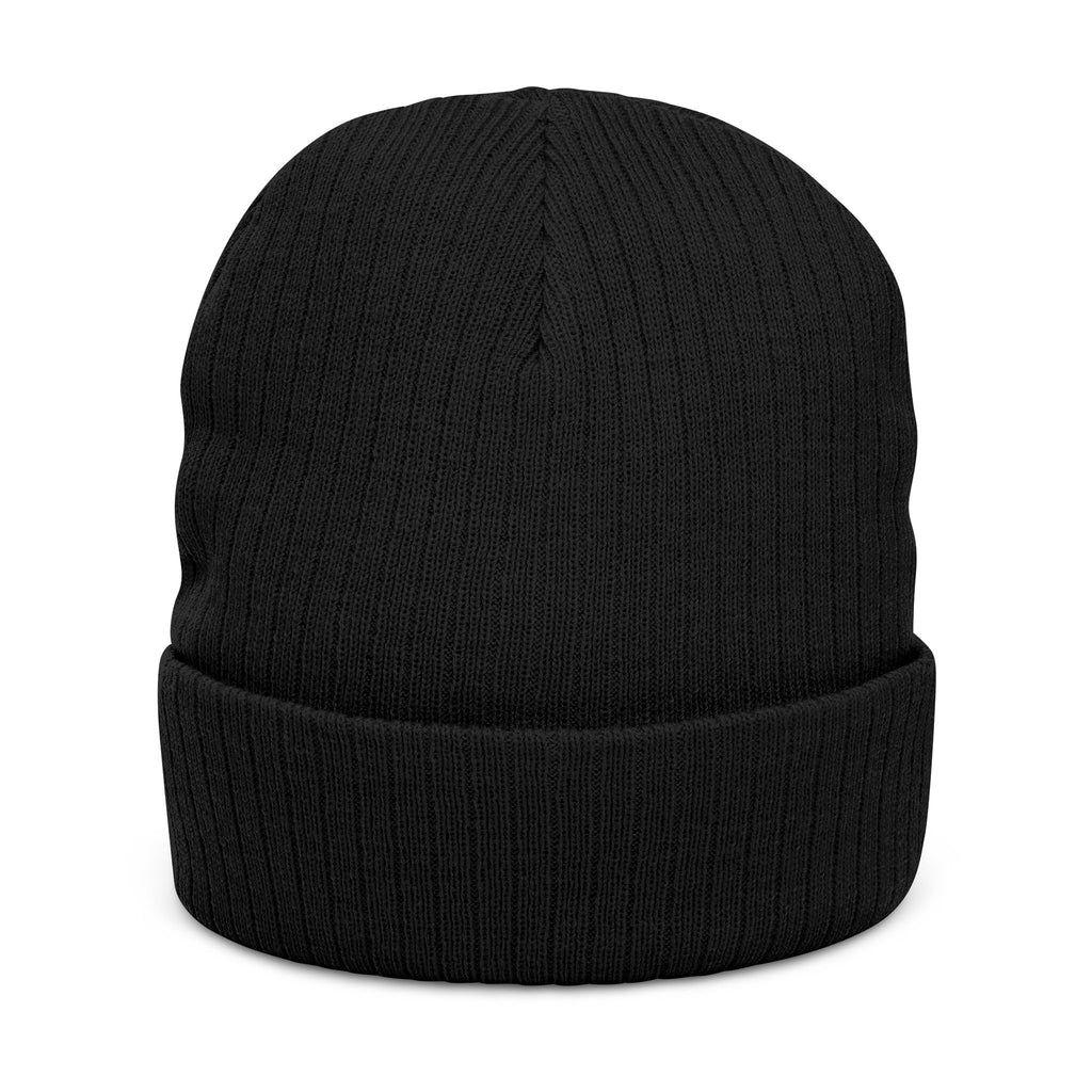 West Ham United The Hammers Ribbed Beanie — Embroidered “The Hammers” Cuffed Knit Hat