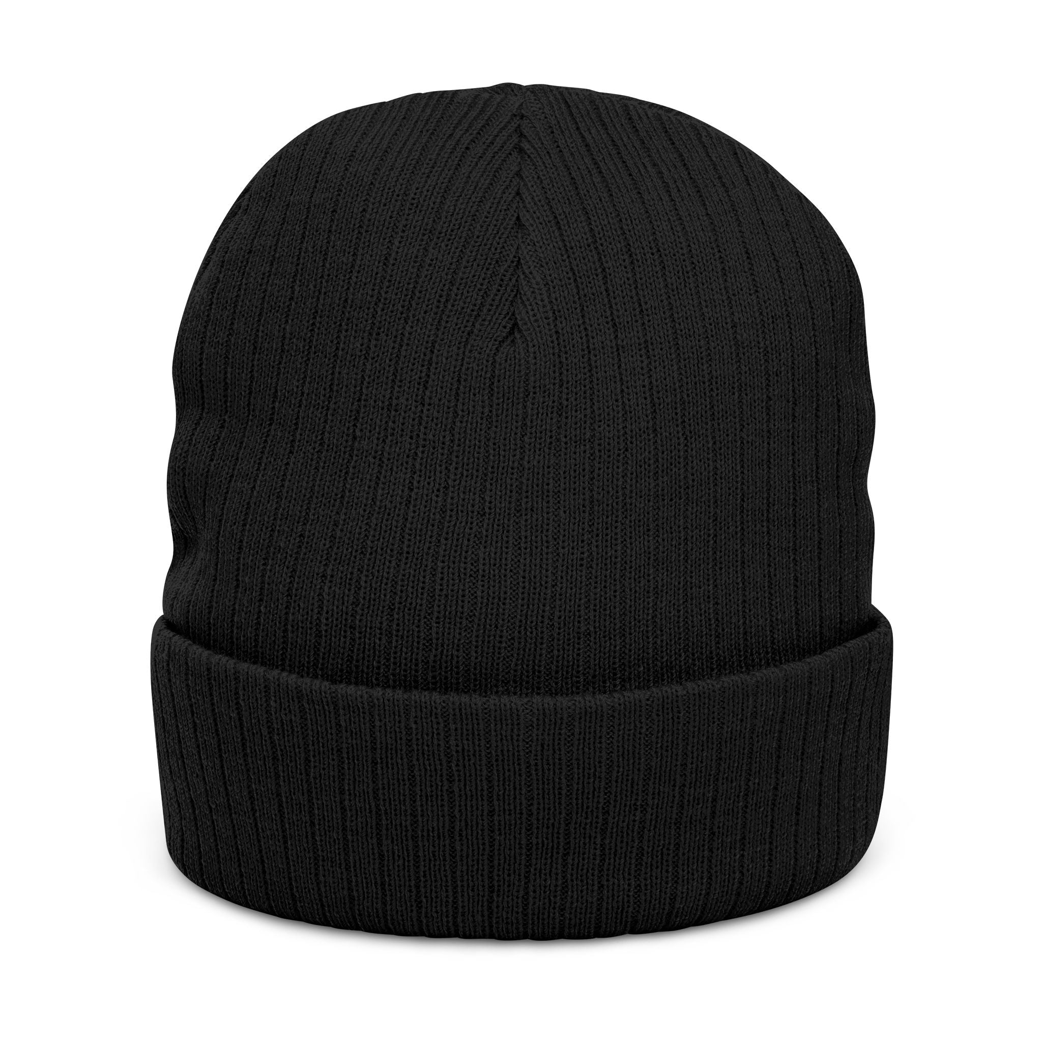 West Ham United The Hammers Ribbed Beanie — Embroidered “The Hammers” Cuffed Knit Hat