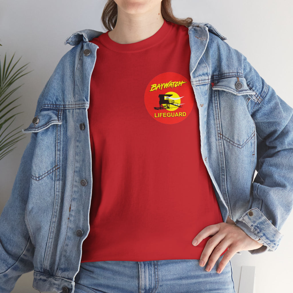 Baywatch Lifeguard Graphic Cotton T-Shirt