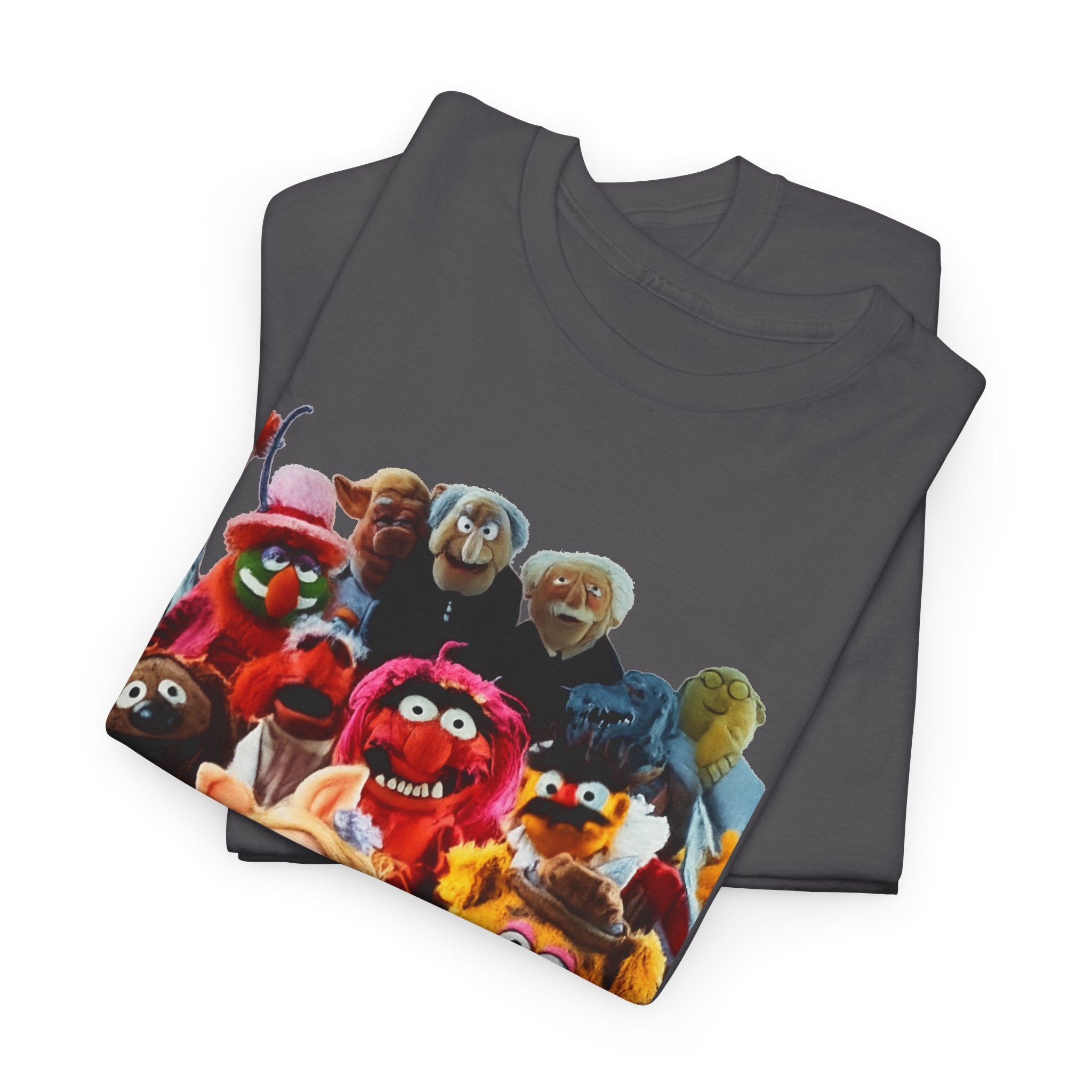 Muppets Puppet Ensemble Graphic Tee — Fun Family Cartoon Shirt