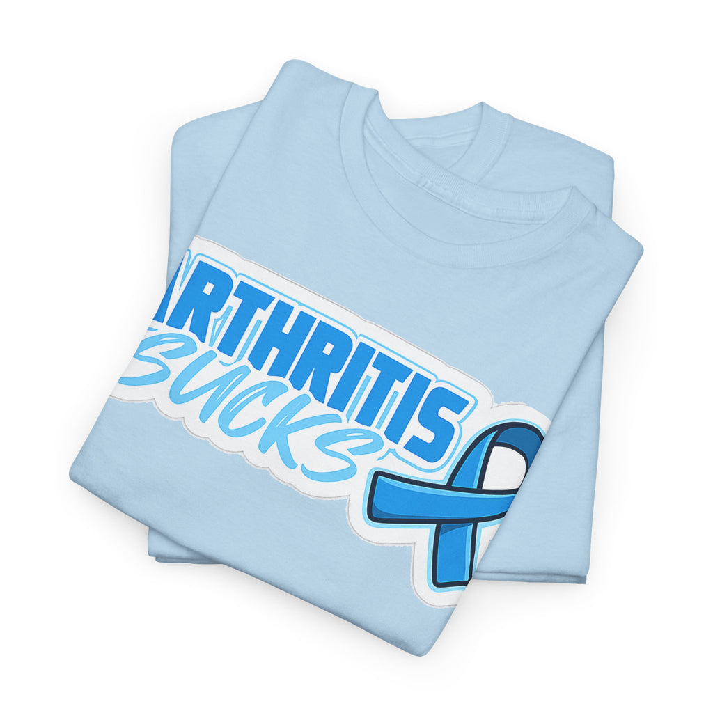 Arthritis Sucks T-Shirt with Awareness Ribbon — Arthritis Support Tee
