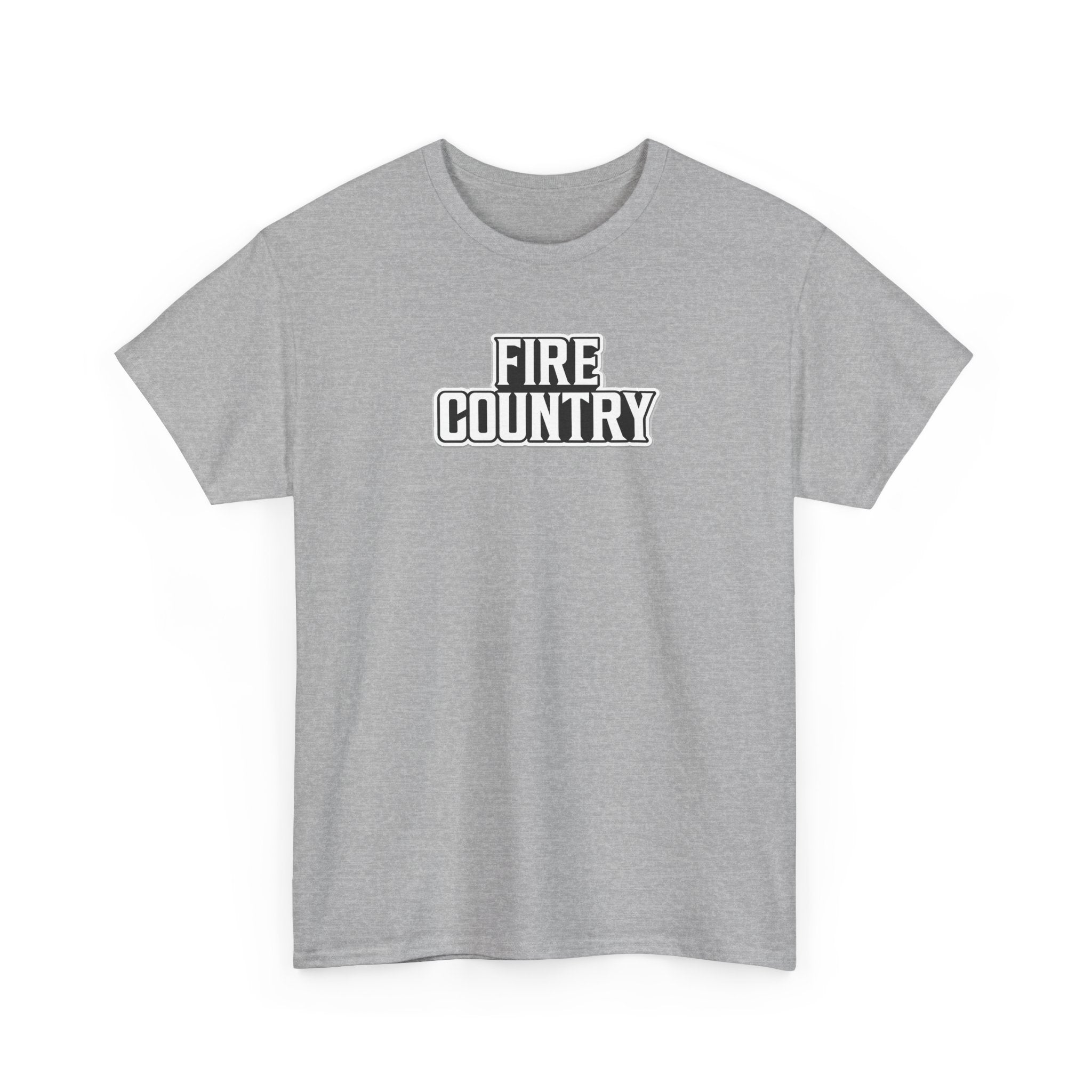 Fire Country Cotton T-Shirt — Bold Graphic Tee