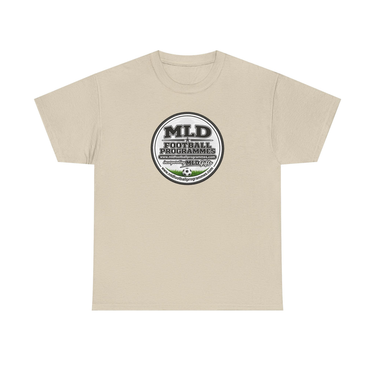 MLD Football Programmes Vintage Logo Cotton T-Shirt