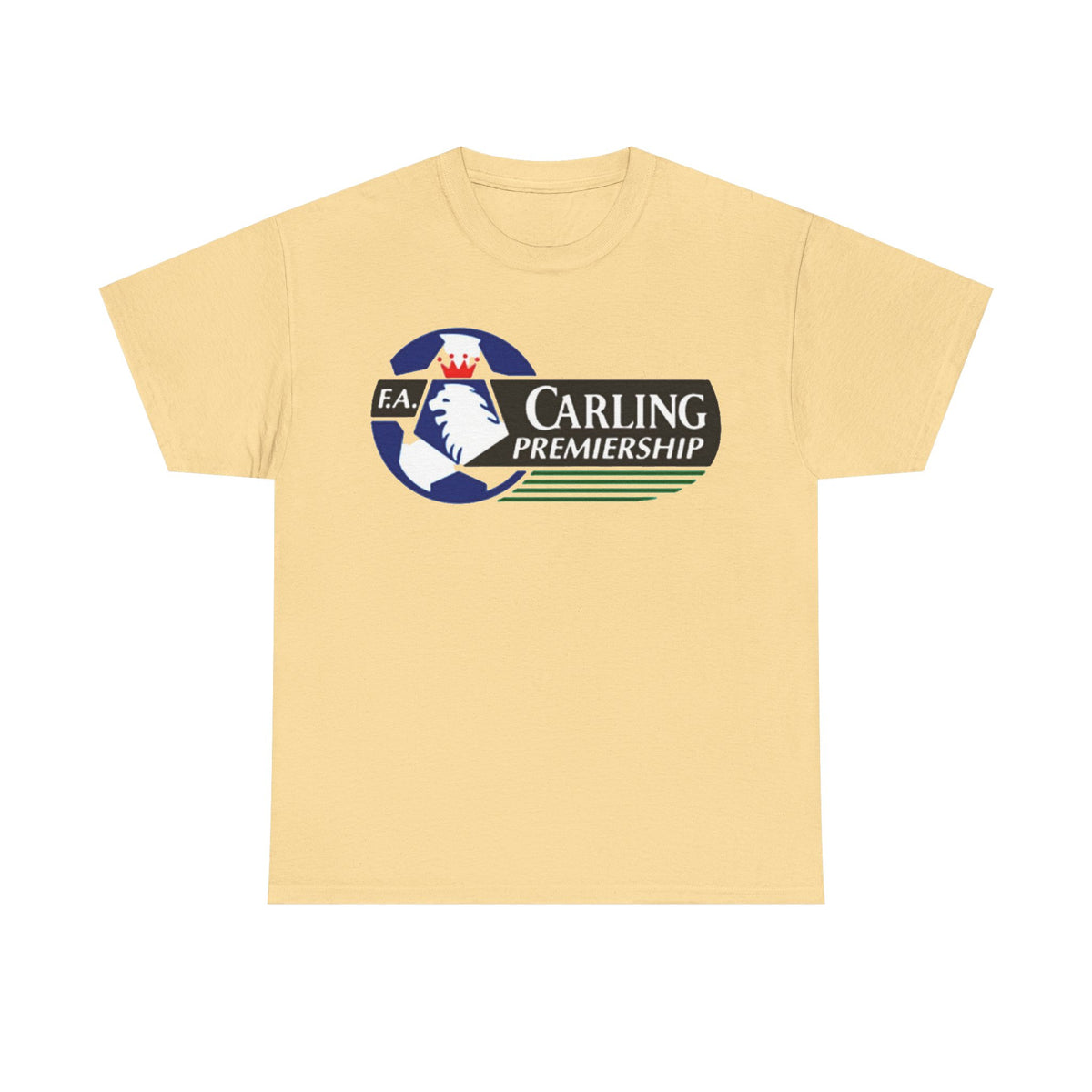 Carling Premiership Soccer Logo Tee — Vintage Football T‑Shirt