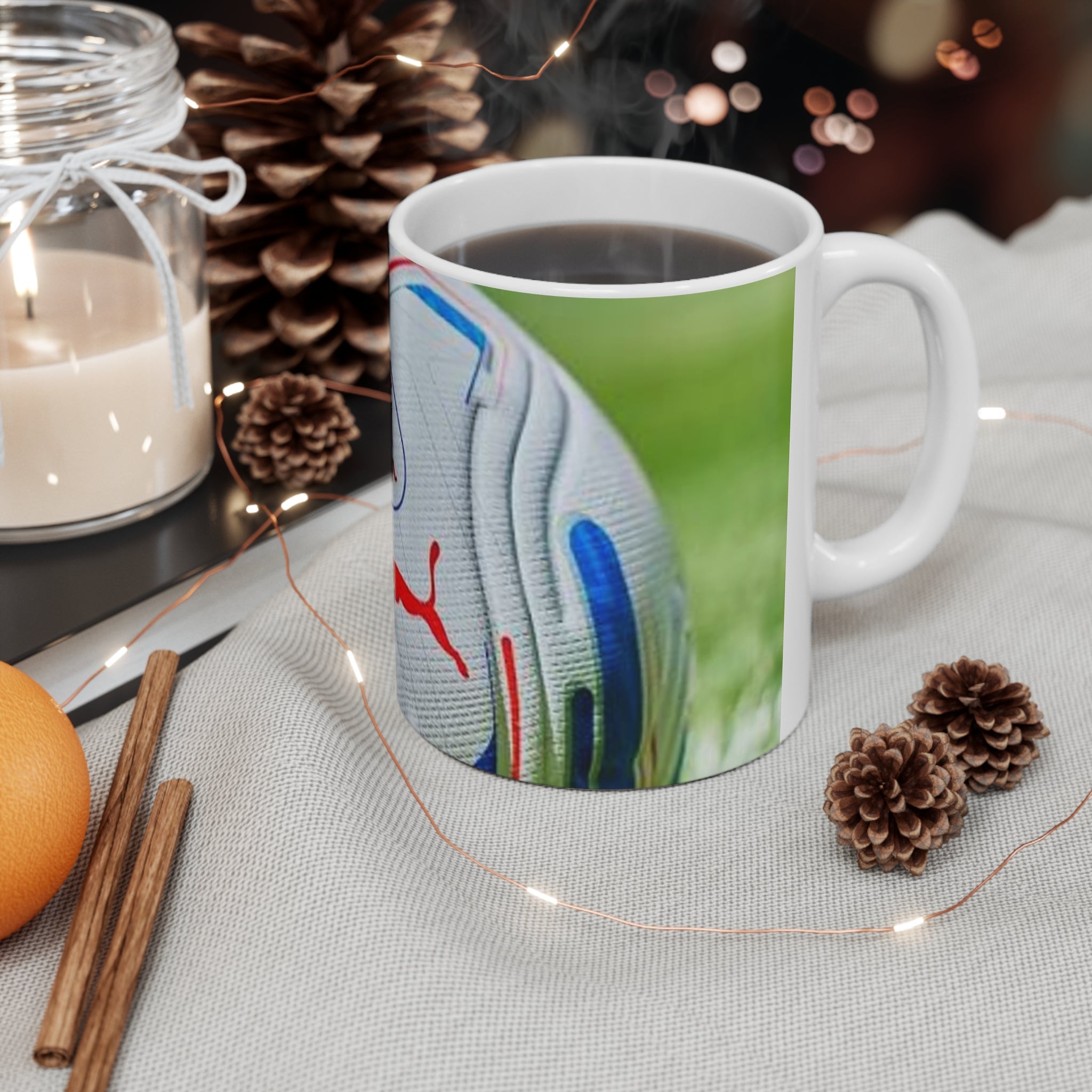 EFL Puma Football Match Ball Mug — Sky Bet EFL Design, Ceramic Coffee Cup (11oz/15oz)