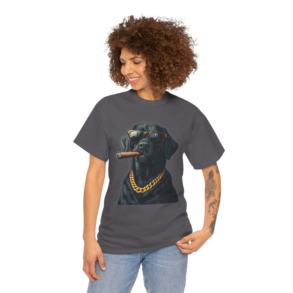 Cool Rottweiler Smoking Cigar Graphic Tee — Dog Lover Streetwear