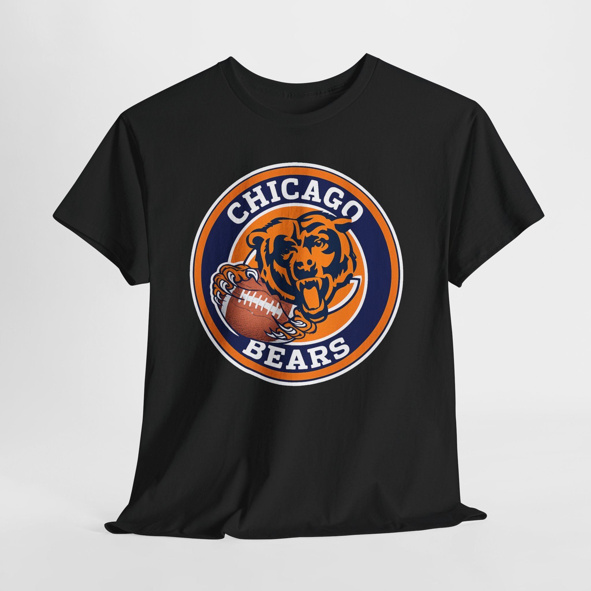 Chicago Bears Vintage Football Tee - Cotton T-Shirt