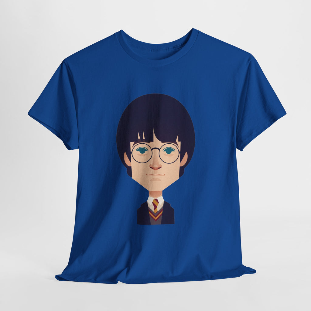 Harry Potter Wizard School Boy Cartoon Cotton T-Shirt