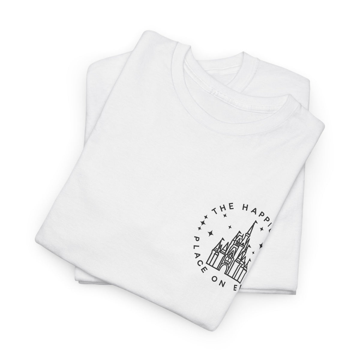 The Happiest Place on Earth Castle Graphic Cotton T-Shirt