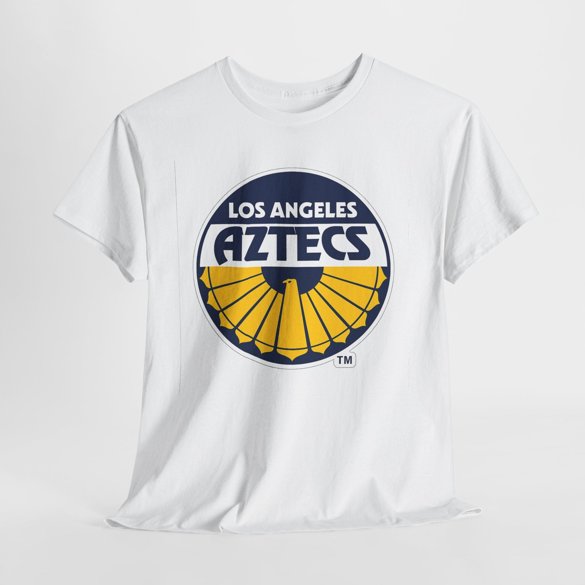 Los Angeles Aztecs Vintage Logo Cotton T-Shirt