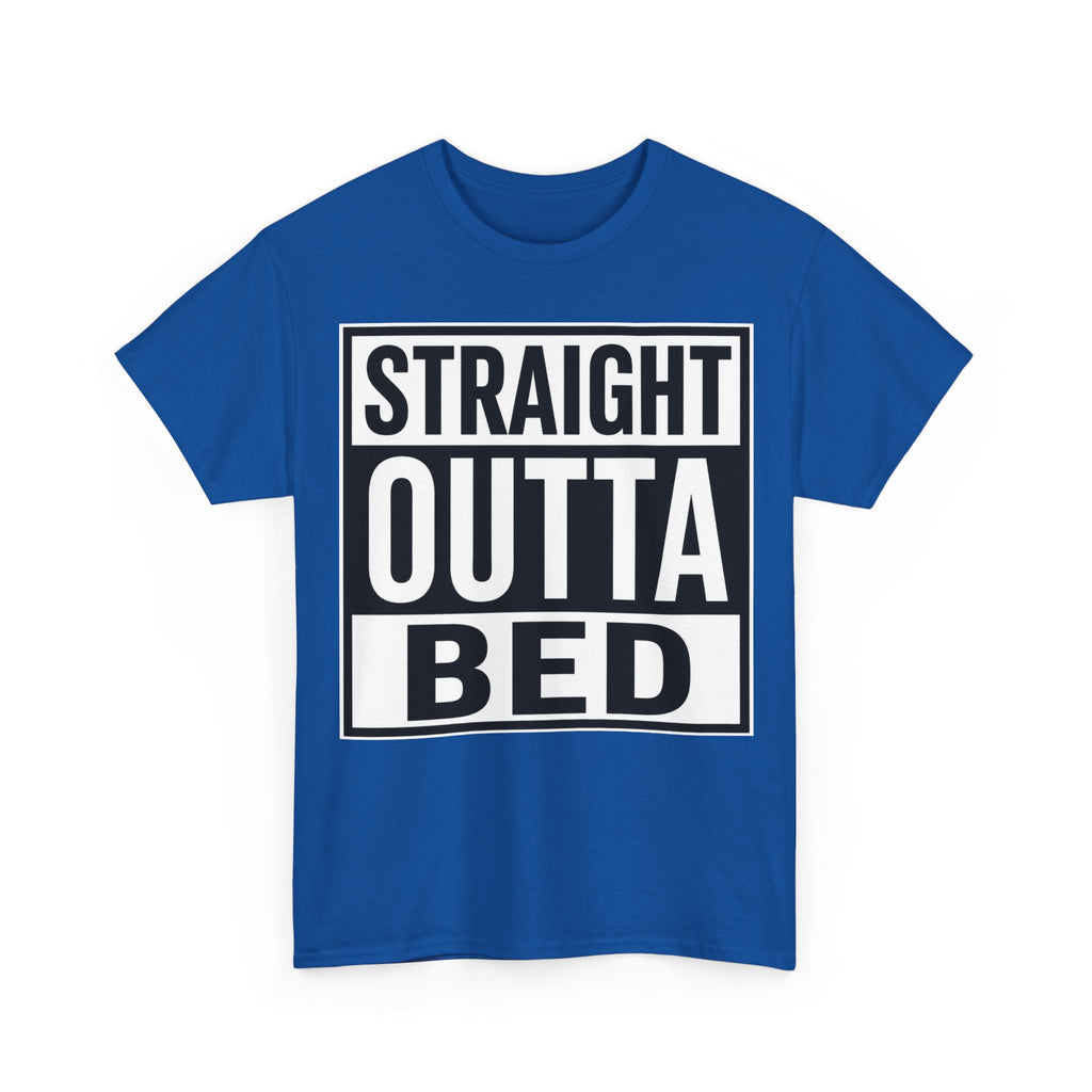 Straight Outta Bed T-Shirt — Funny Morning Graphic Tee