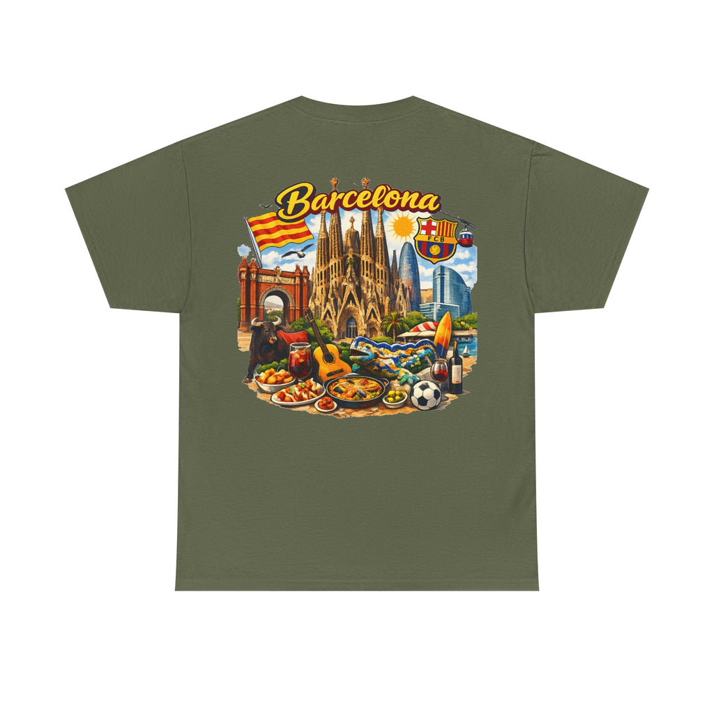 Barcelona Souvenir T‑Shirt — Vintage City Collage Tee