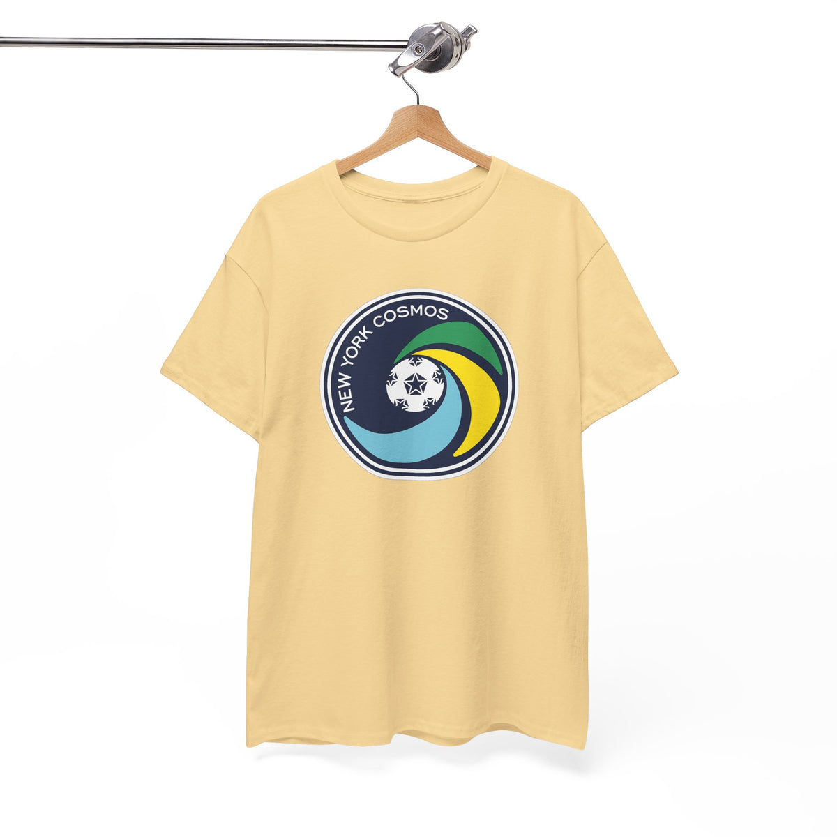 New York Cosmos Retro Logo Cotton T‑Shirt — Vintage Soccer Tee